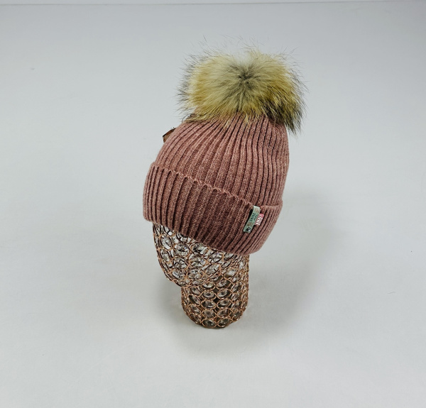 Шапка Амали мохер Ракша (т.пудра)